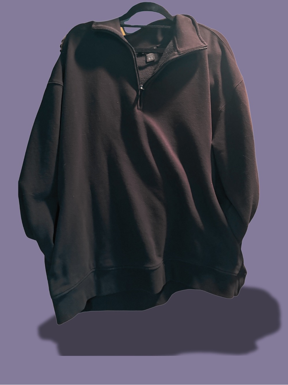 Athleta Women’s Half-Zip Pullover XL Sweatshirt- Black